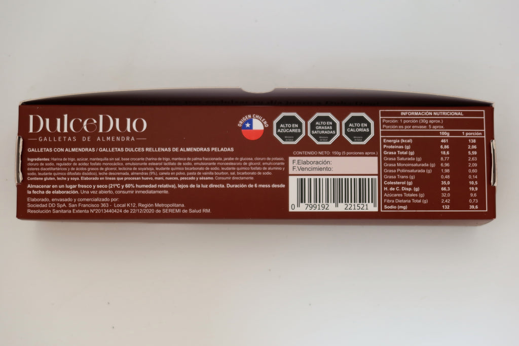 Galletas con Almendra - Caja 150g